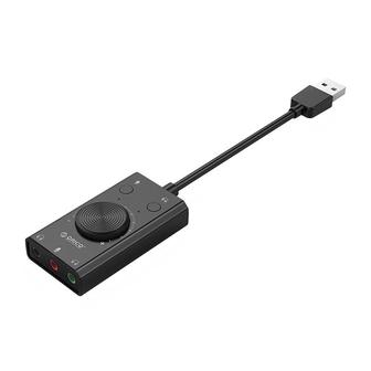 Внешняя USB звуковая карта ORICO. Подойдет для ПК и Ноутбука