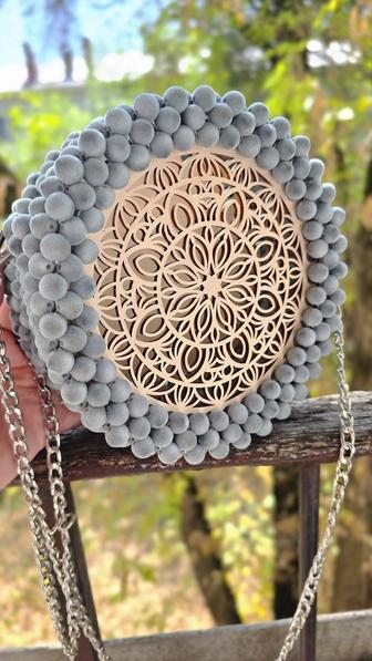 Сумка из бусин ручной работы