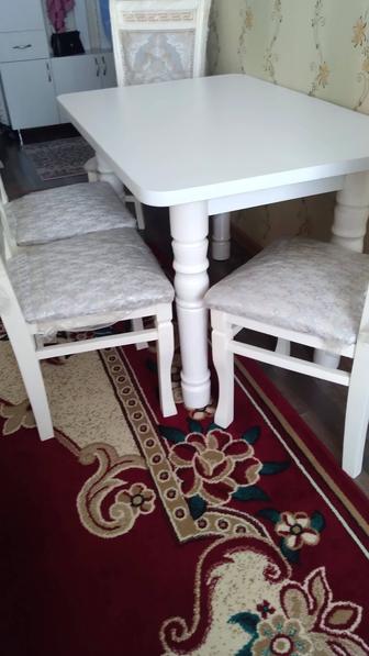 Жаңа Үсталға Столь Ұзындығы 1.20 Ені 1 метр стулия 4