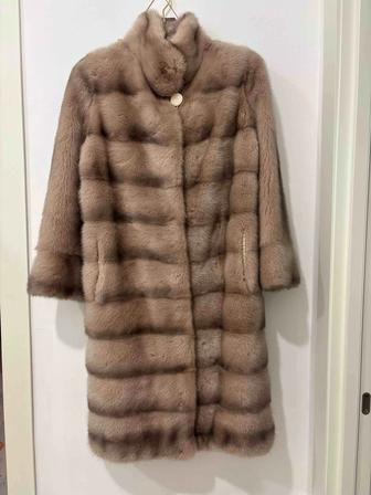 Шуба норка поперечка Шанель Copenhagen furs 44