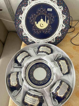 Чайный сервиз мусульманский фарфор новый красивый. Город Караганда
