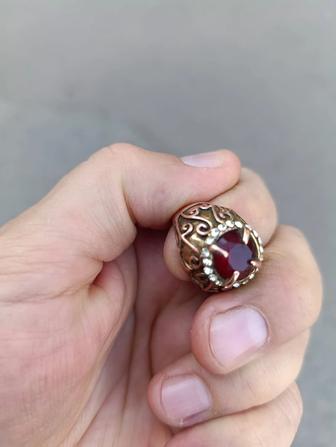 Медное кольцо лечебное винтаж ретро