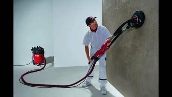 Штукатурка стен аппаратом быстро и идеально ровно!