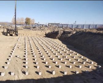 Забивка свай