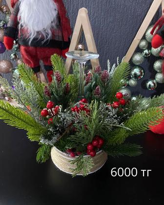 Новогодний подсвечник