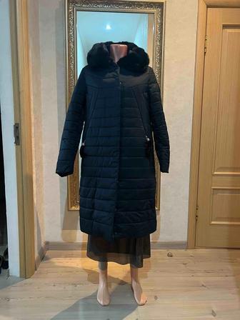 Дубленка-пуховик с верблюжьим монгольским наполнителем
