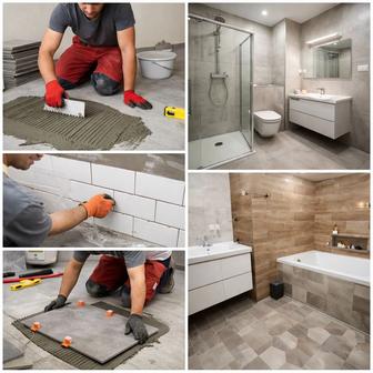 Профессиональная укладка кафеля и керамогранита Качественно