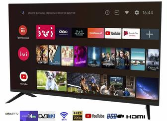 ТЕЛЕВИЗОР SMART TV/WIFI/КиноПоиск/рассрочка/крошнтейн.