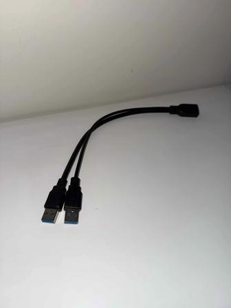 Y cable 2 usb - 1 usb