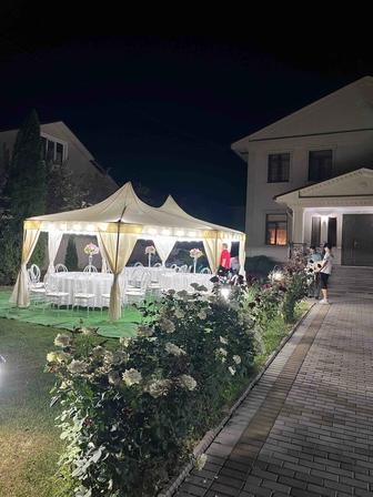 Аренда шатров столов стульев посуды