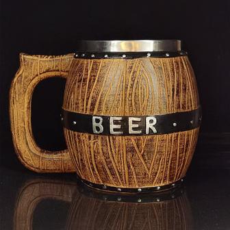 Пивная кружка BEER 580 мл. Подарочная.