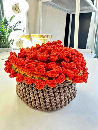 Салфетки сервировочные вязаные