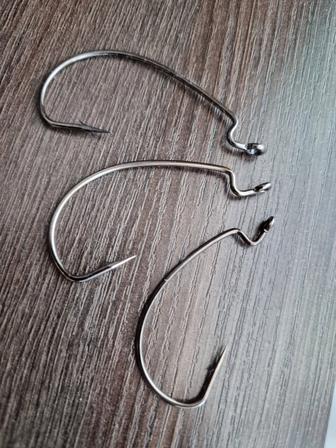 Рыболовные офсетные крючки от Crazy Fish, Big Game Offset Hook.