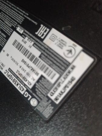 Продам телевизор LG 43LK