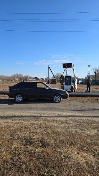 Ямобур, бурение ям, мини-погрузчик