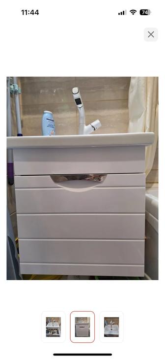 Новая Подвесная раковина с тумбой