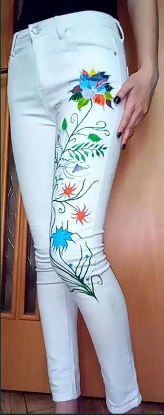 Женские кастомные джинсы, хлопок