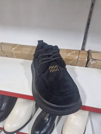 Женский обувь замшевый с мехом