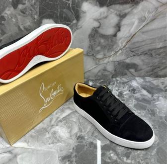 Черные кеды Christian Louboutin