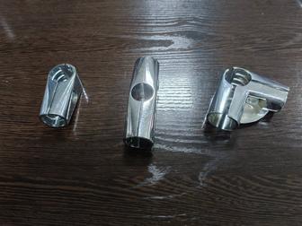 Продам хромированные трубы соединители для труб