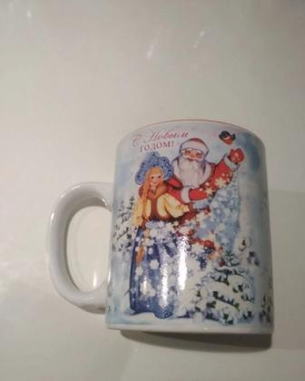 Керамическая новая кружка «Новый год»