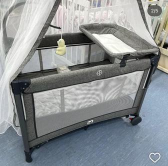 Приставная кровать- манеж