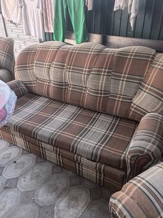 Продам бу диван с креслами