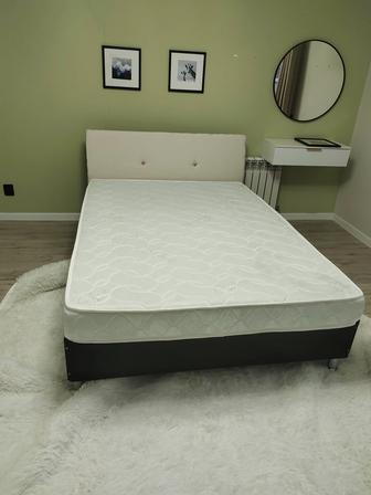 Кровать двуспальная 150 200 с матрасом,