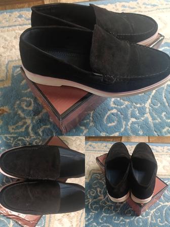 Мокасины мужские замша натуральная