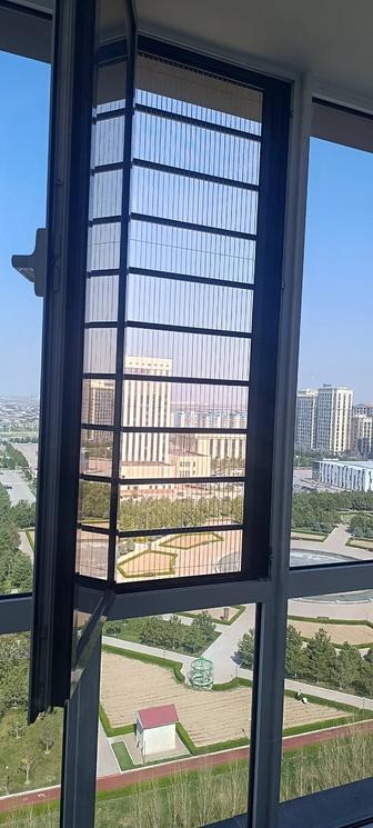 Решетки на окна с москитной сеткой