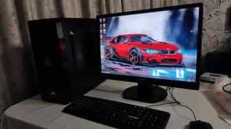 Игровой компьютер i3 10100 GTX 1050ti 4Gb LCD 22