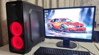 Игровой компьютер i3 8100 GTX 1050ti 4Gb LCD 22