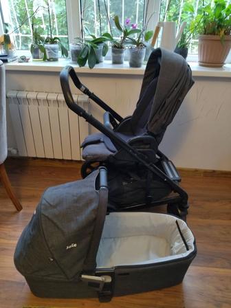 Коляска 2 в 1, Joie Chrome Dlx, прогулочный блок и люлька в отличном состоя