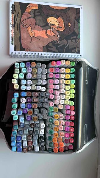 Фломастеры wimi 168шт