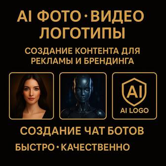 Создаю AI-фото, AI-видео, логотипы и чат-ботов.