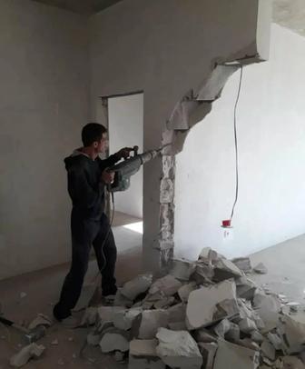 Снос домов ,строений, стен