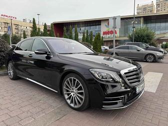 Аренда авто с водителем, Мерседес S560L, минивэн, трансфер.