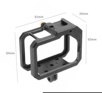 Алюминиевый защитный чехол-рамка для GoPro Hero 9 10 11 черный