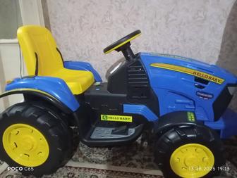 Продам синий трактор электромобиль