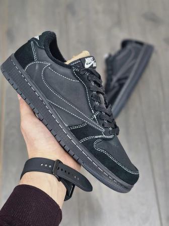 кроссовки Travis Scott x Air Jordan 1 Low OG SP ‘Black Phantom’