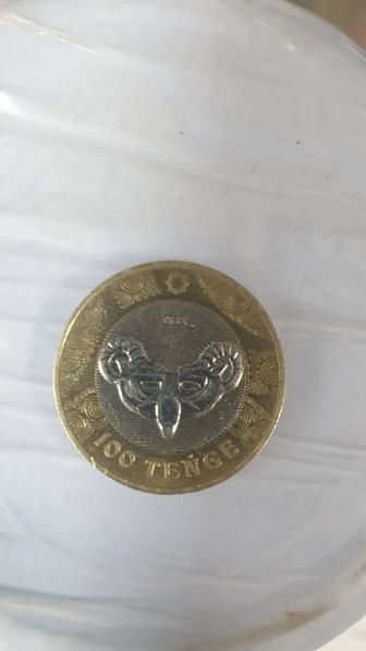 Продаю 100 тенге Сакская редкая монета 1 шт