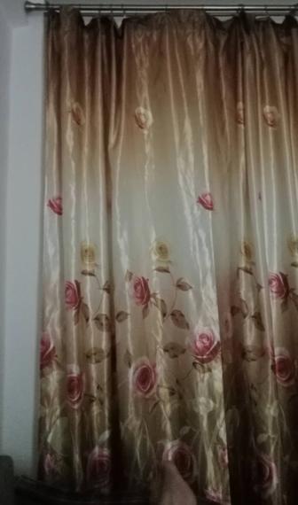 Комплект Портьерытюль 500x250 см 2 шт, блэкаут.