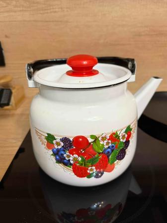 Чайник эмалированный