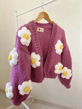 Вязаные кардиганы на заказ