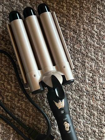 3D плойка золотистая