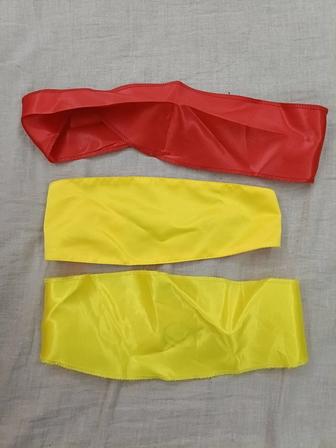 Пояс , желтый, красный