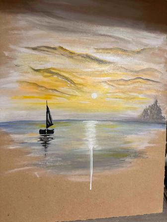 Картина акрилом