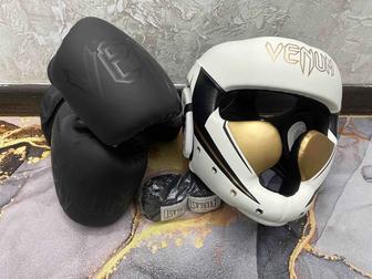 бокс перчатки шлем