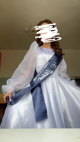 Продам нежное белое платье