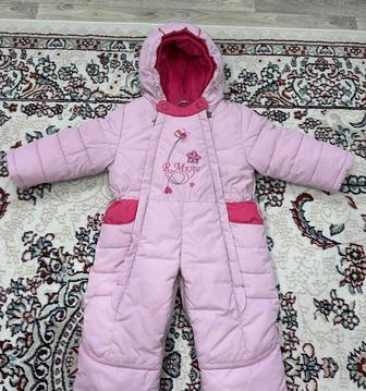 Детский зимний комбинезон на девочку